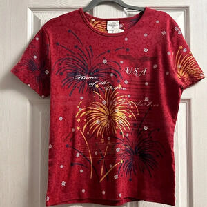 vintage USA tshirt for women size large